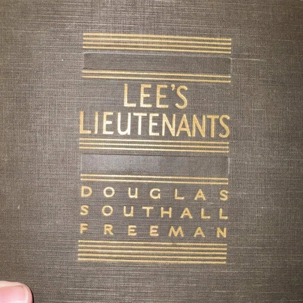 LEE'S LIEUTENANTS 3 Volume Set by Douglas Southall Freeman 1942-1944